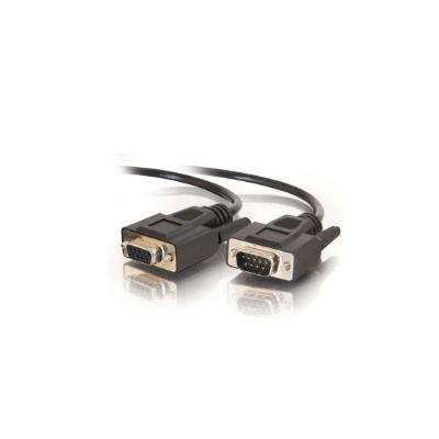 7m DB9 RS232 M/F Extension Cable - Black